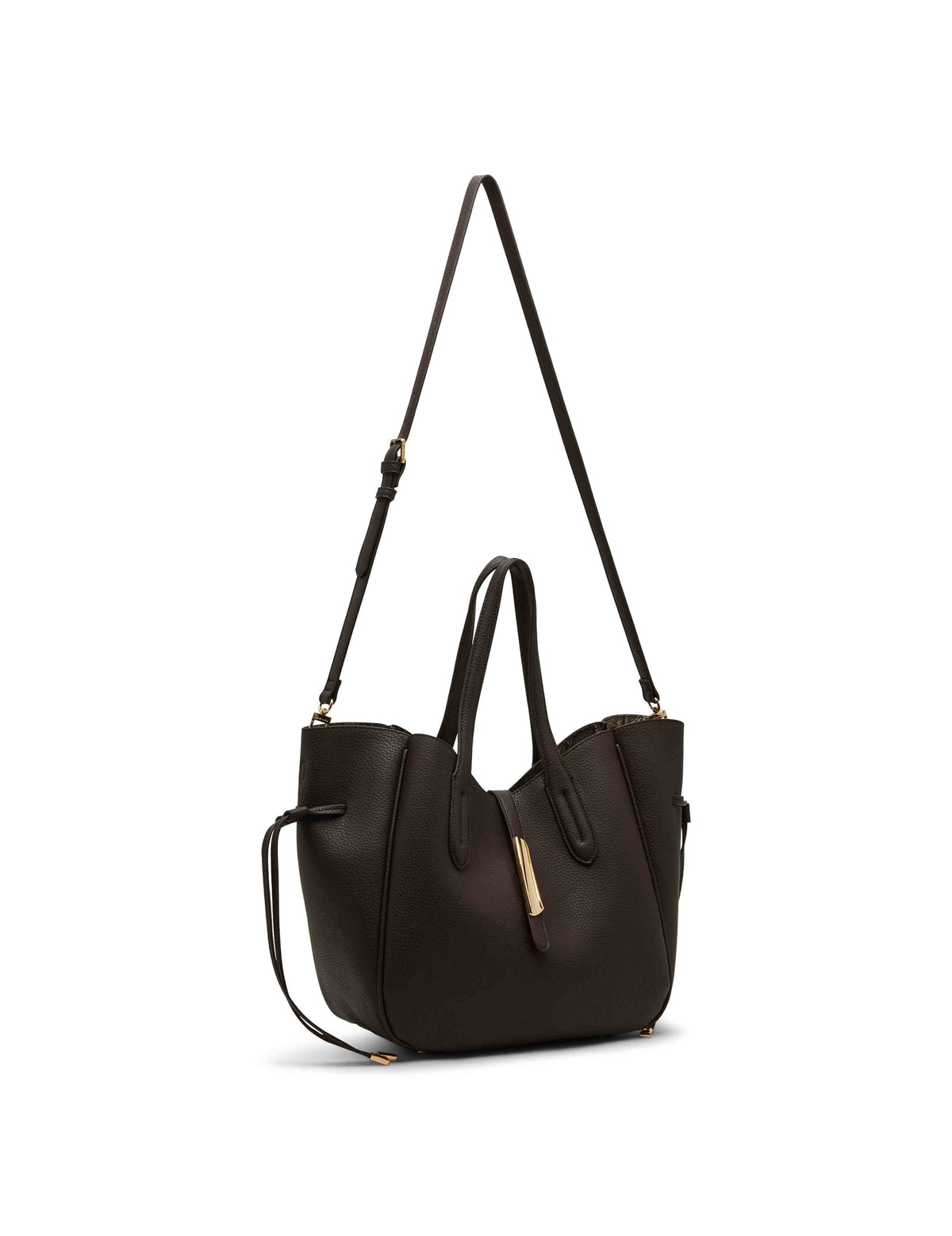 Anne Klein Large Sculpted Plaque Tote with Pouch