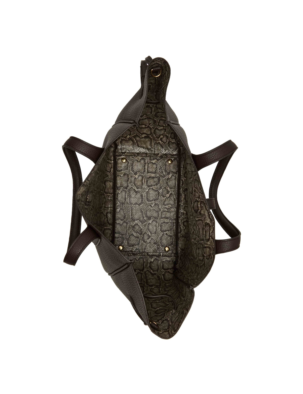 Anne Klein Large Sculpted Plaque Tote with Pouch