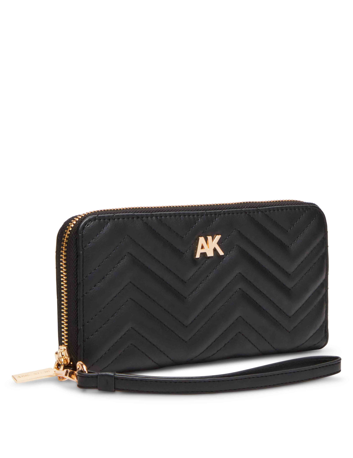 Anne Klein  AK Quilted Zip Around Wallet