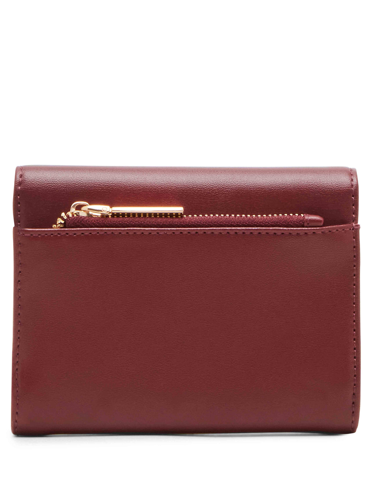 Anne Klein  Medium Flap Wallet With Enamel Turn Lock