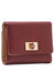 Anne Klein  Medium Flap Wallet With Enamel Turn Lock