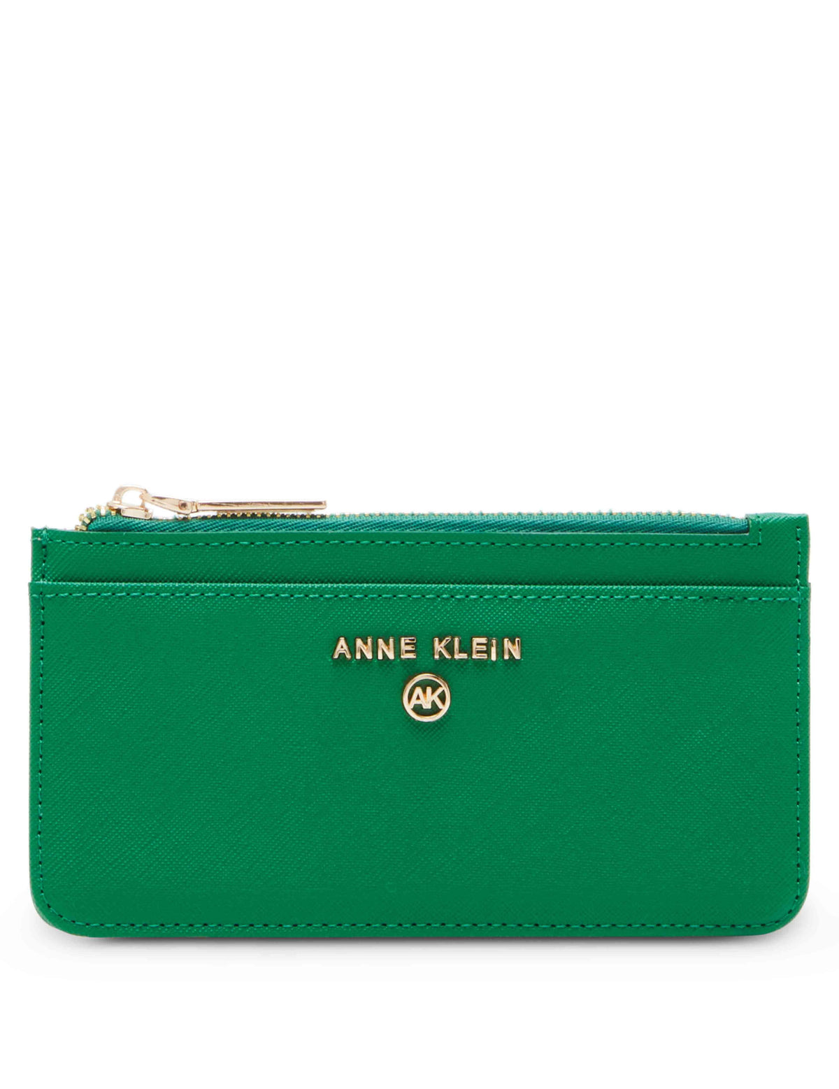 Anne Klein Fern Logo Top Zip Pouch