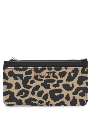 Anne Klein  Printed Pouch With Backside Organizer