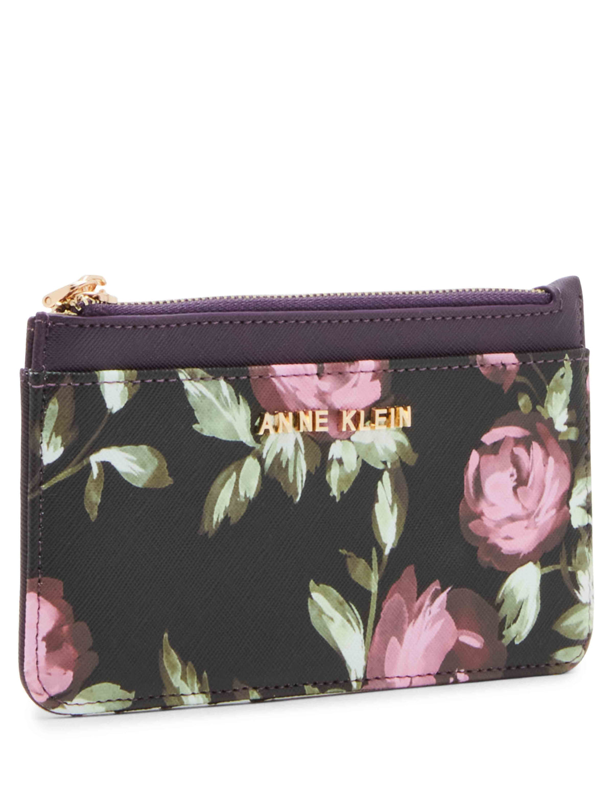 Anne Klein  Printed Pouch With Backside Organizer