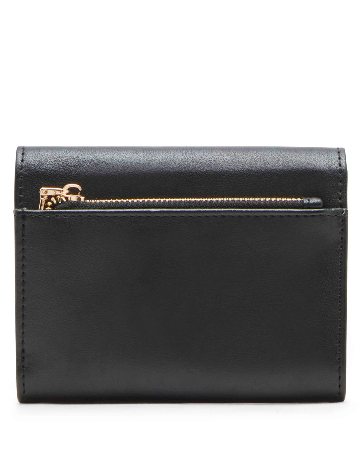 Anne Klein Medium Flap Wallet With Enamel Turn Lock