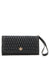 Anne Klein Black Ruched wallet with wristlet strap