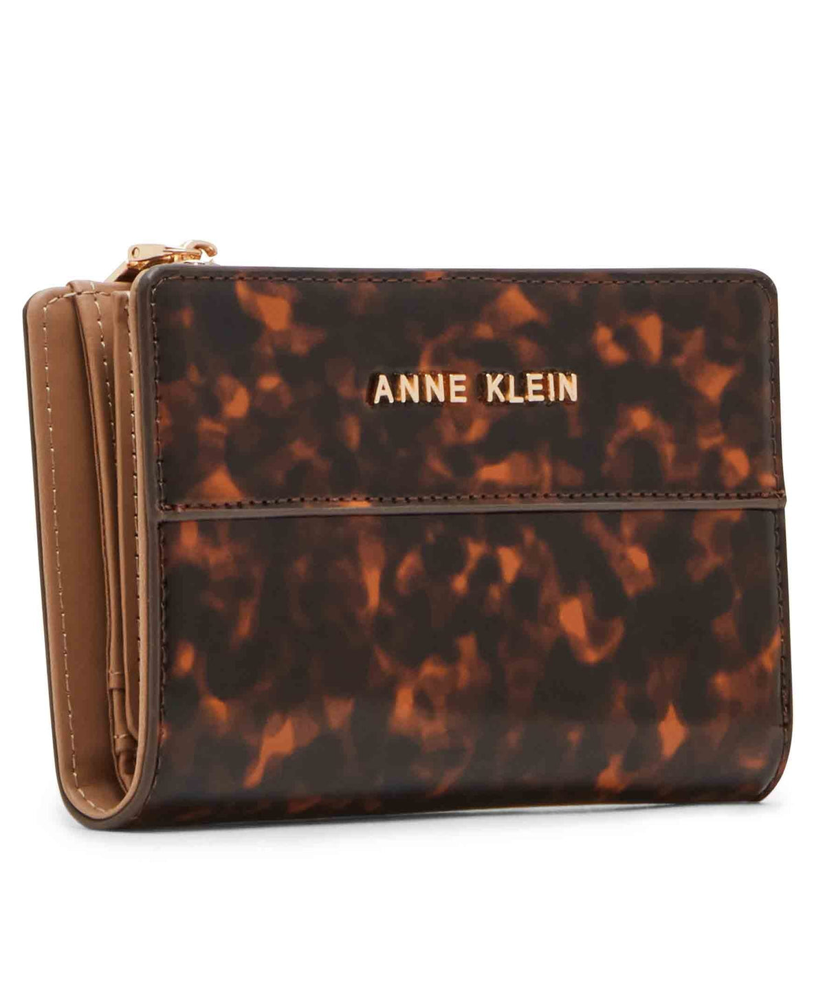 Anne Klein Medium Bifold Tortoise Wallet