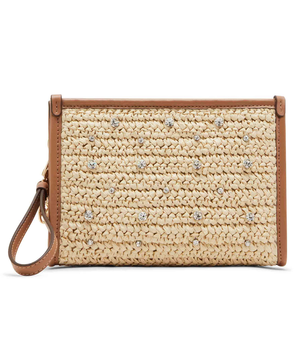 Anne Klein Crystal Straw Wristlet