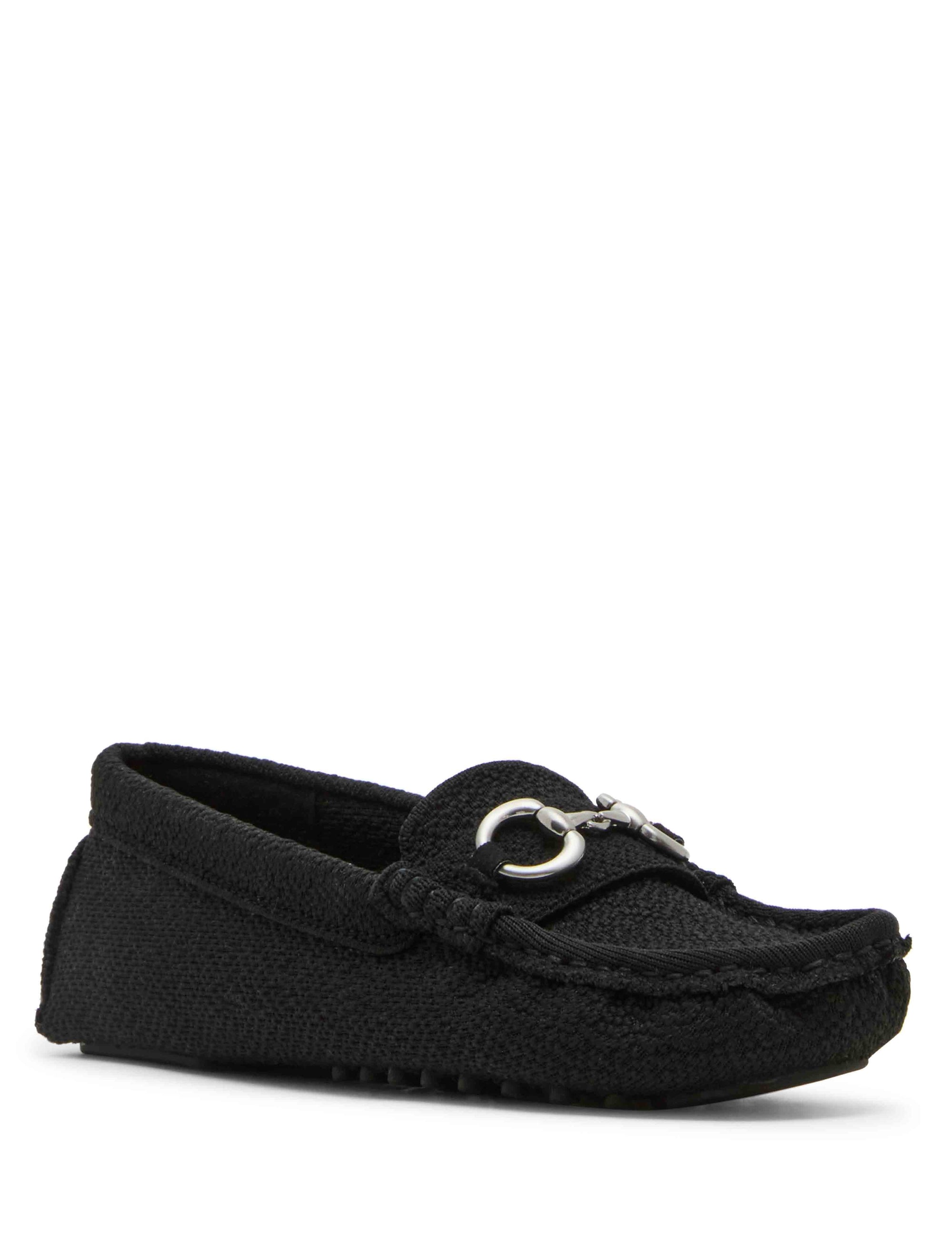 Anne Klein Black Knit Chrystie Moccasin