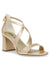 Anne Klein Gold Armaretta Dress Heel- Sale