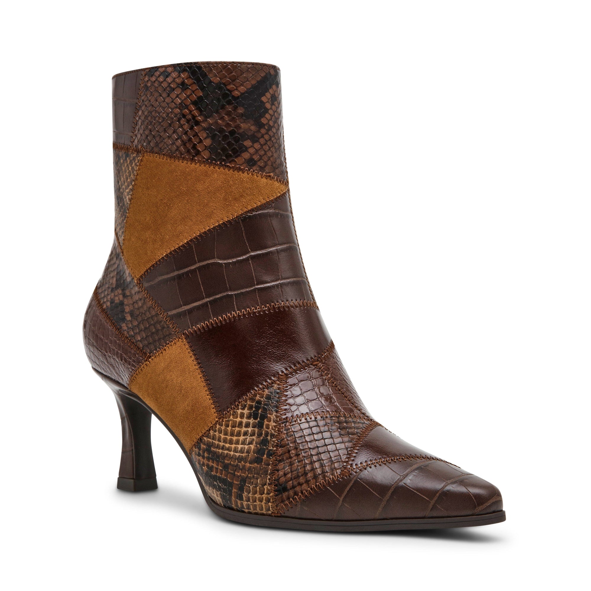 Cosia Patchwork Bootie Apparel & Accessories Madden - Footwear