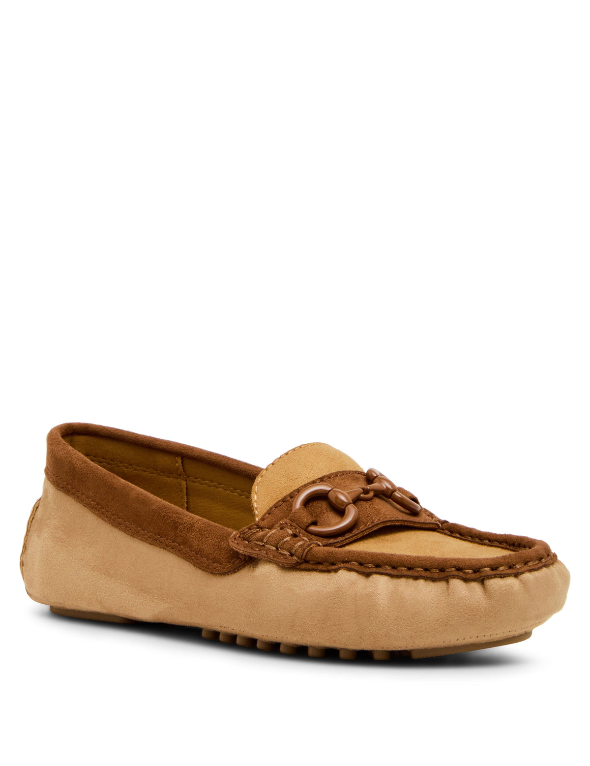 Anne Klein Taupe Multi Chrystie Moccasin