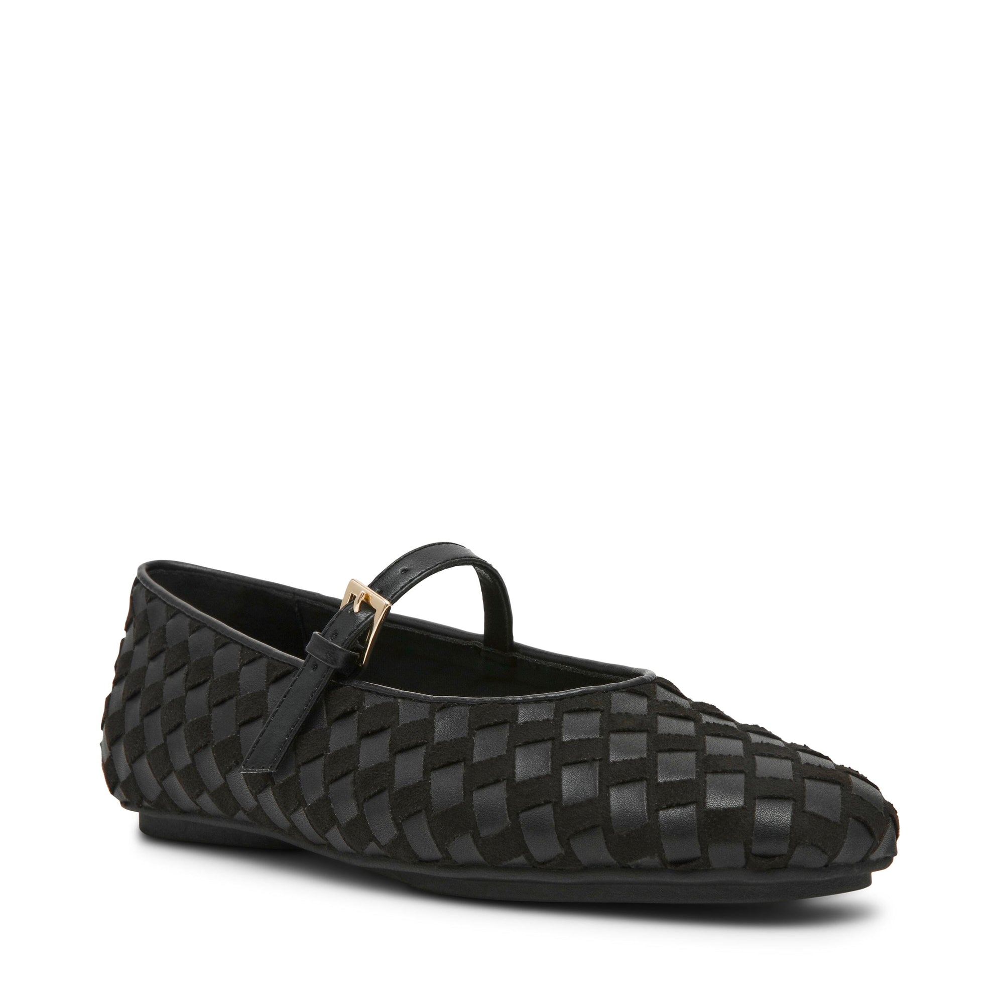 Anne Klein Black Connie Wide Mary Janes