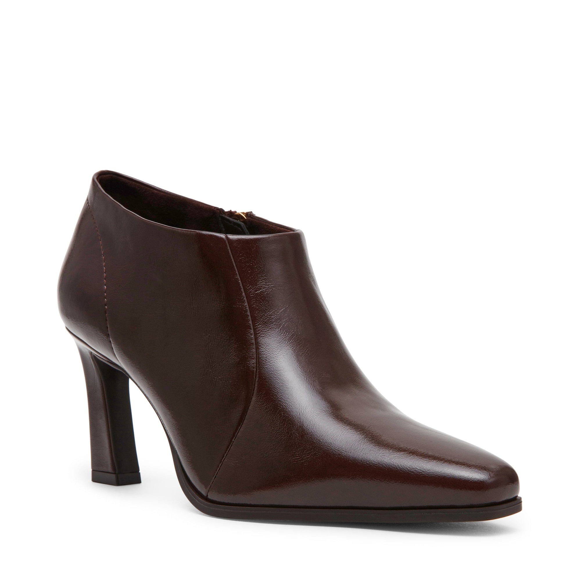 Anne Klein Brown Glaze Crush Dress Bootie