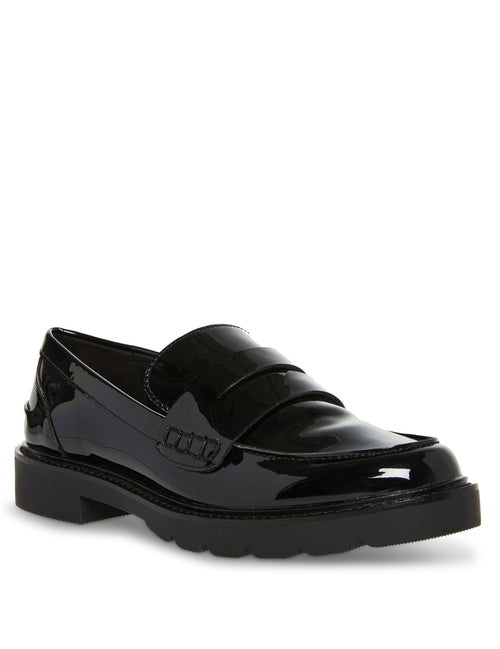 Anne Klein Black Patent Emmylou Loafer