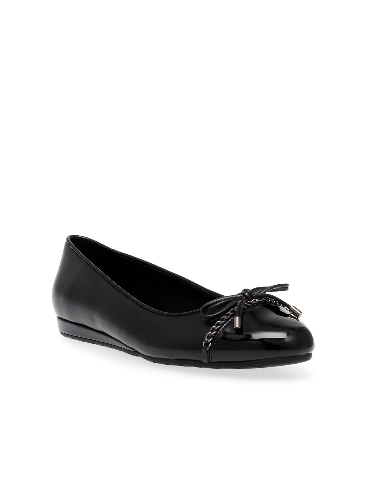 Anne Klein Black Guilia Flat- Sale