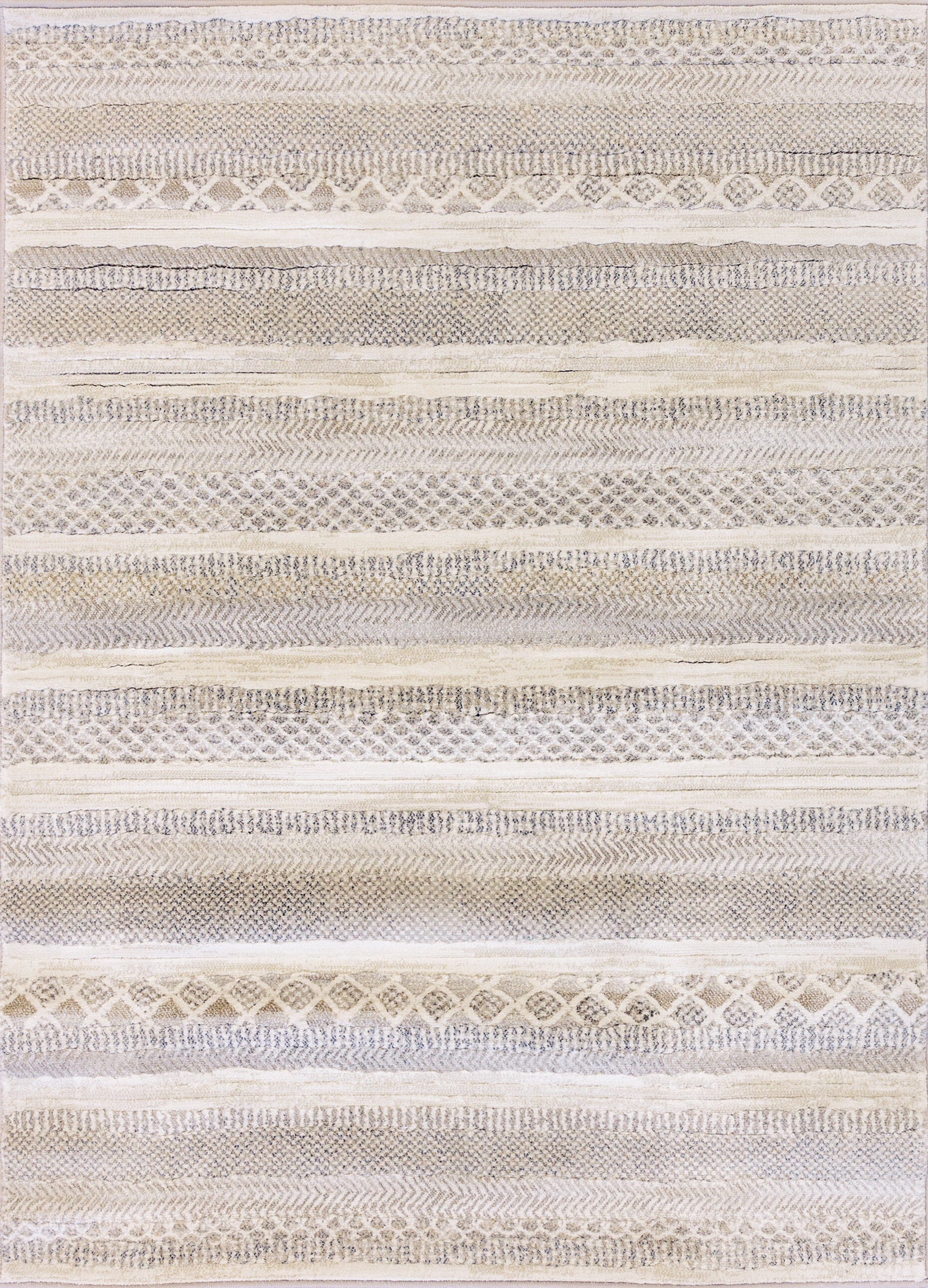 Anne Klein Cream The Palace Contemporary Rug Collection