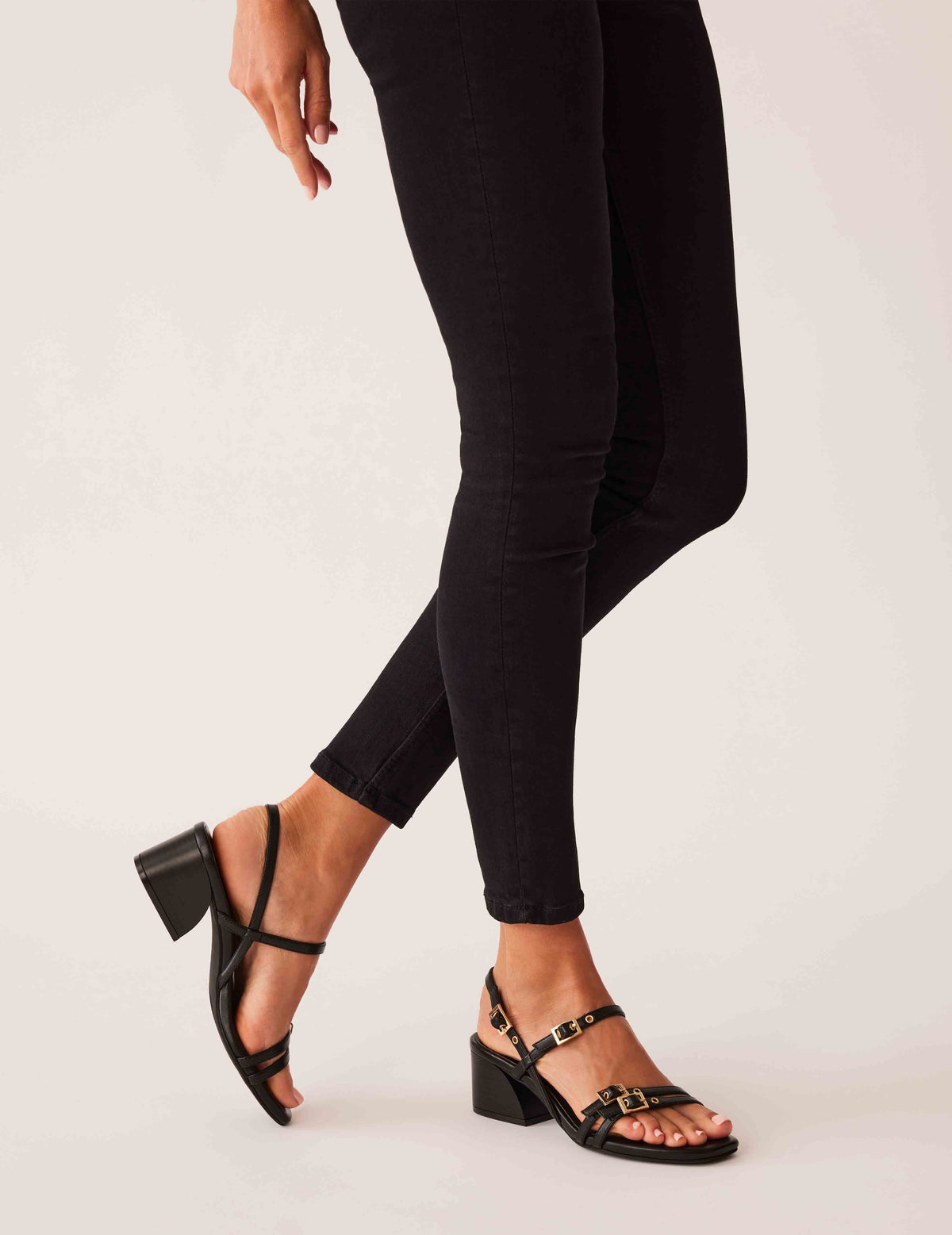 Anne Klein Mackenzie Block Heel Sandal