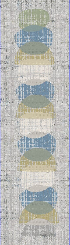 Anne Klein Grey/Multi The Modern Art Modern Rug Collection