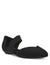 Anne Klein Black Stretch Obila Comfort Flat