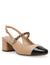 Anne Klein TAN/BLACK Padova Block Heel