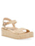 Anne Klein Raffia Venture Flatform Sandal- Sale