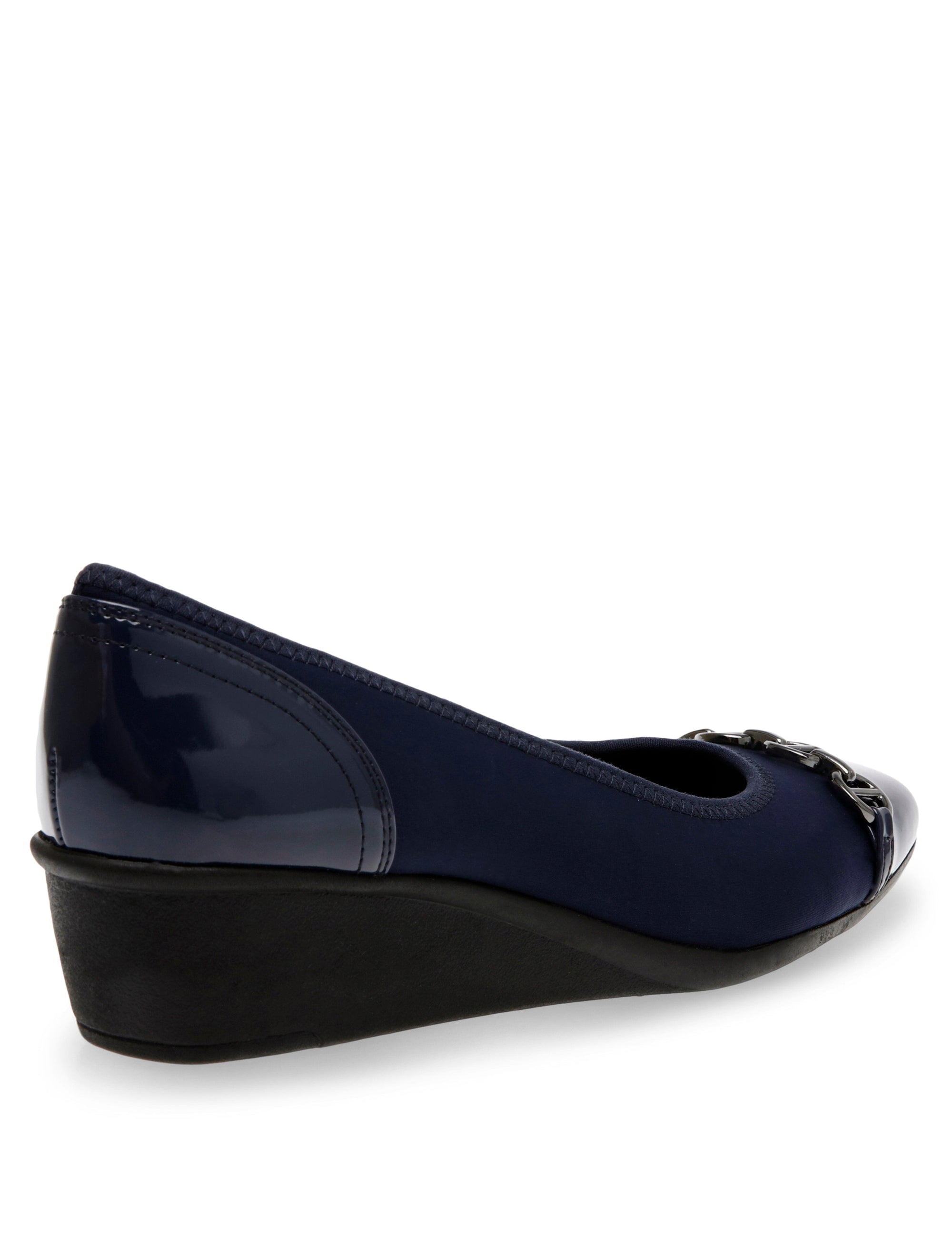 Anne klein navy blue flats online