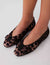 Anne Klein Leopard Satin Willow Ballet Flat