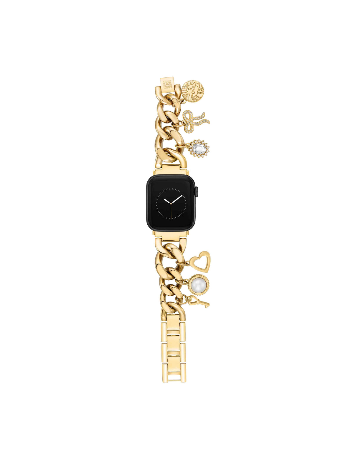 Anne Klein  Charm Accented Chain Link Band for Apple Watch®
