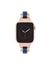 Anne Klein Rose Gold-Tone/Navy Enamel Link Bracelet Band for Apple Watch®