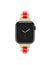 Anne Klein Gold-Tone/Red Enamel Link Bracelet Band for Apple Watch®