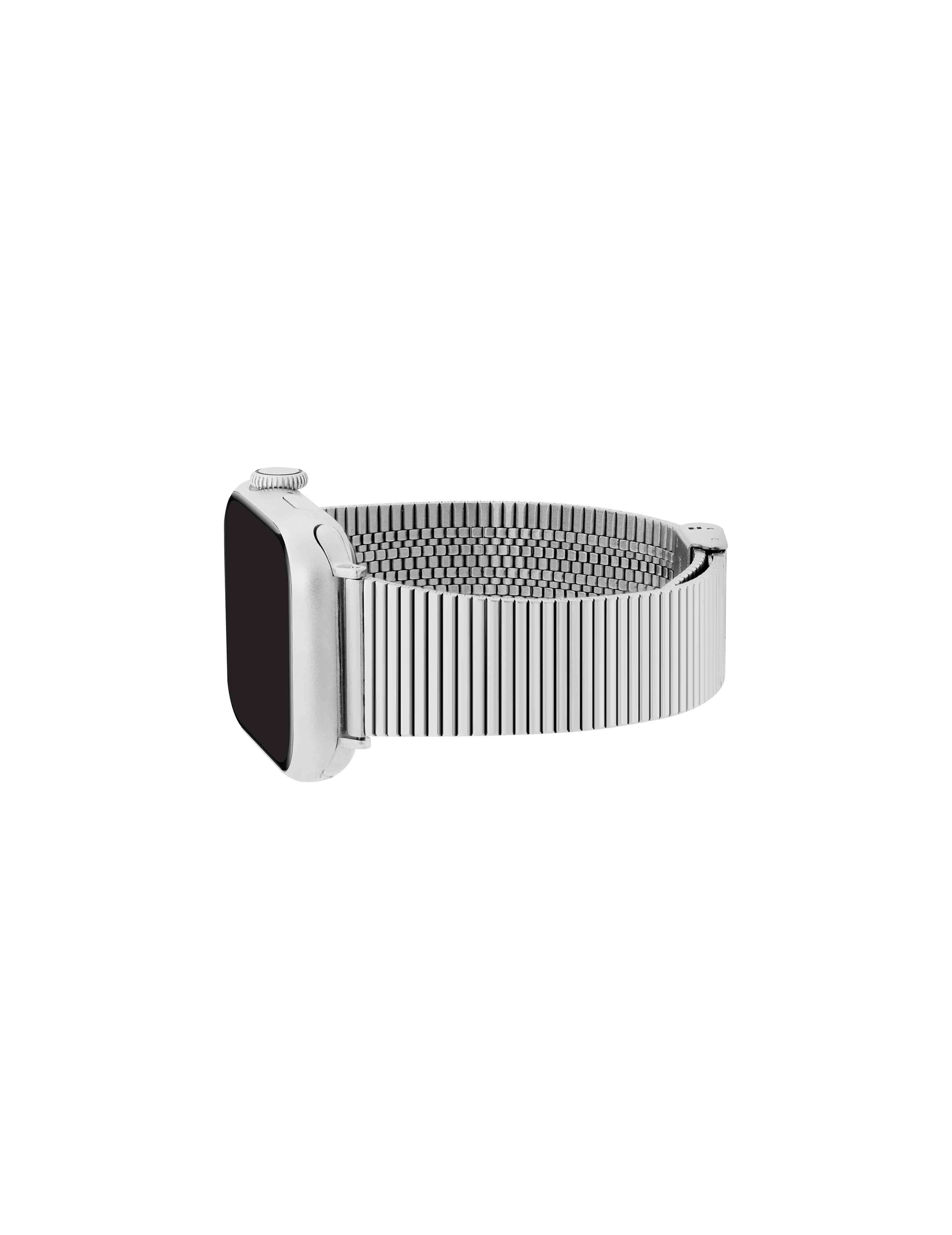 Anne Klein  Stainless Steel Band with Sliding Buckle Closure for Apple Watch®