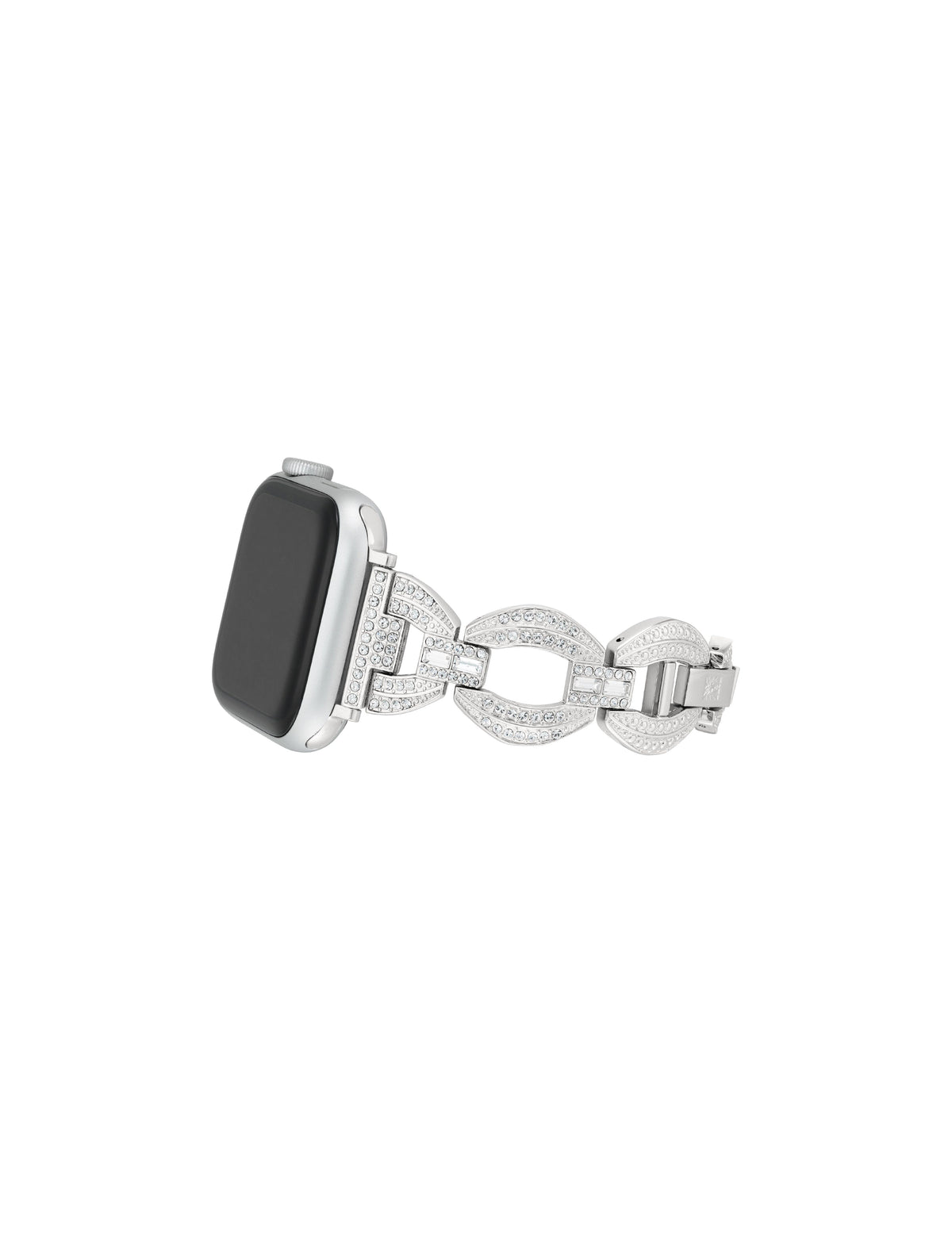 Anne Klein  Premium Crystal Round Link Bracelet  for Apple Watch®