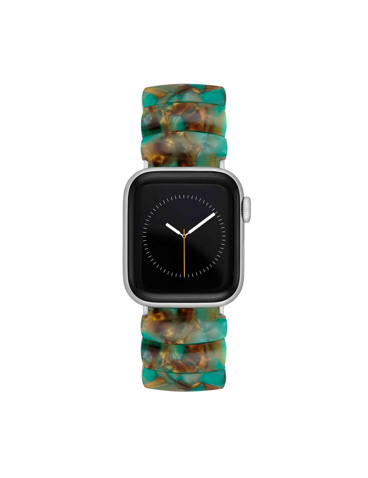 Anne Klein Green/Silver-Tone Acetate Expansion Band for Apple Watch®