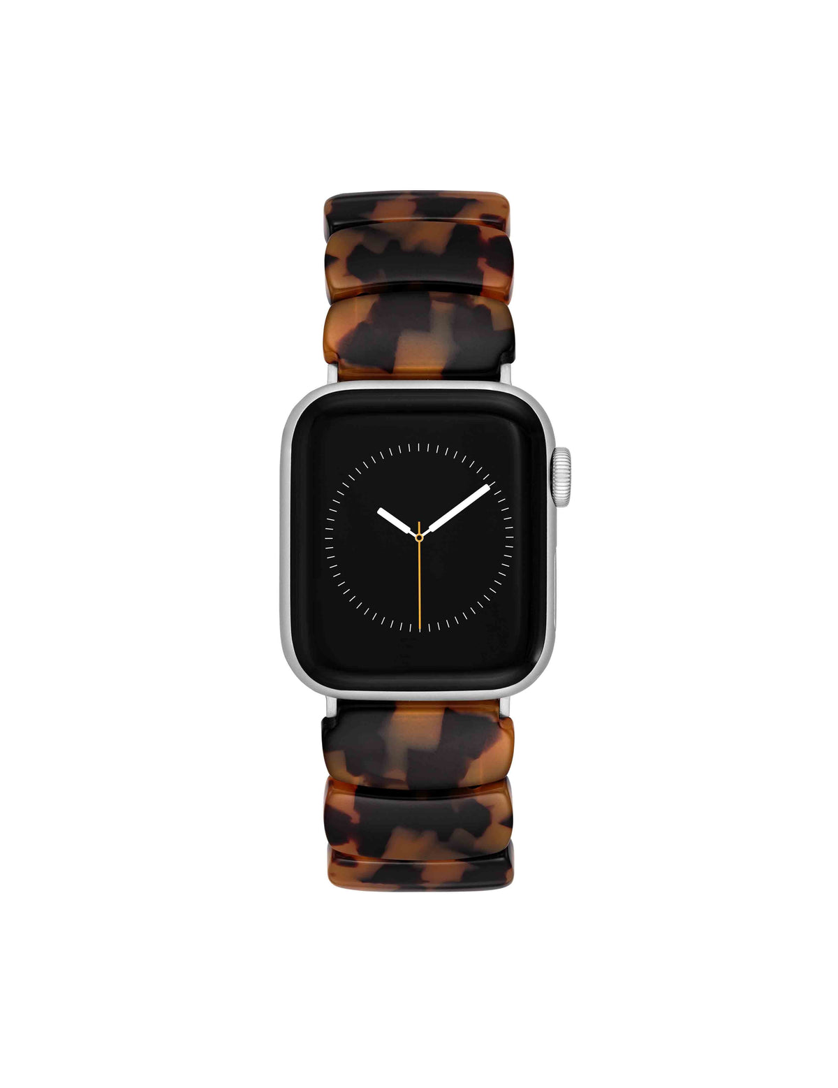 Anne Klein Brown/Silver-Tone Acetate Expansion Band for Apple Watch®