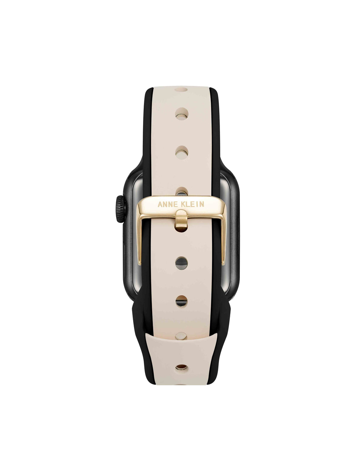 Anne Klein  Silicone Band for Apple Watch® with Crystal Charms