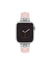 Anne Klein Blush/Silver-Tone Consider It Sustainable Leather Band for Apple Watch®