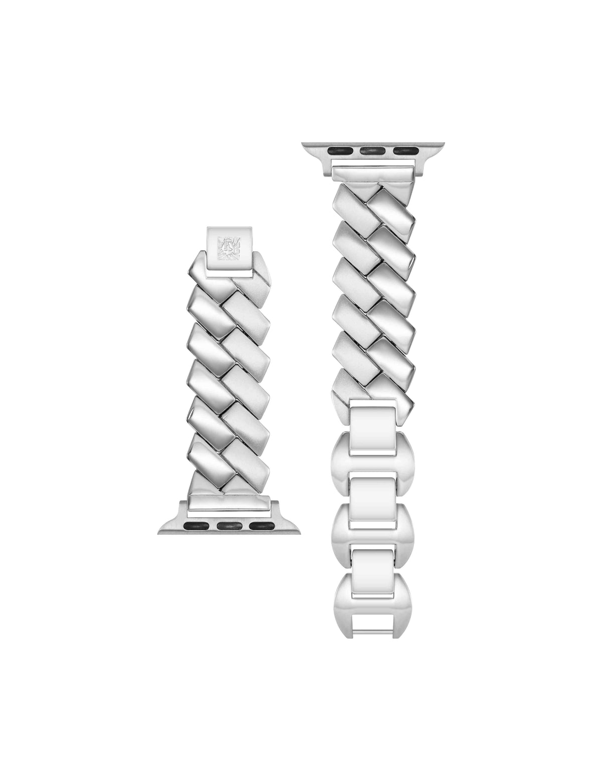 Anne Klein Metal Zig-Zag Bracelet Band for Apple Watch®