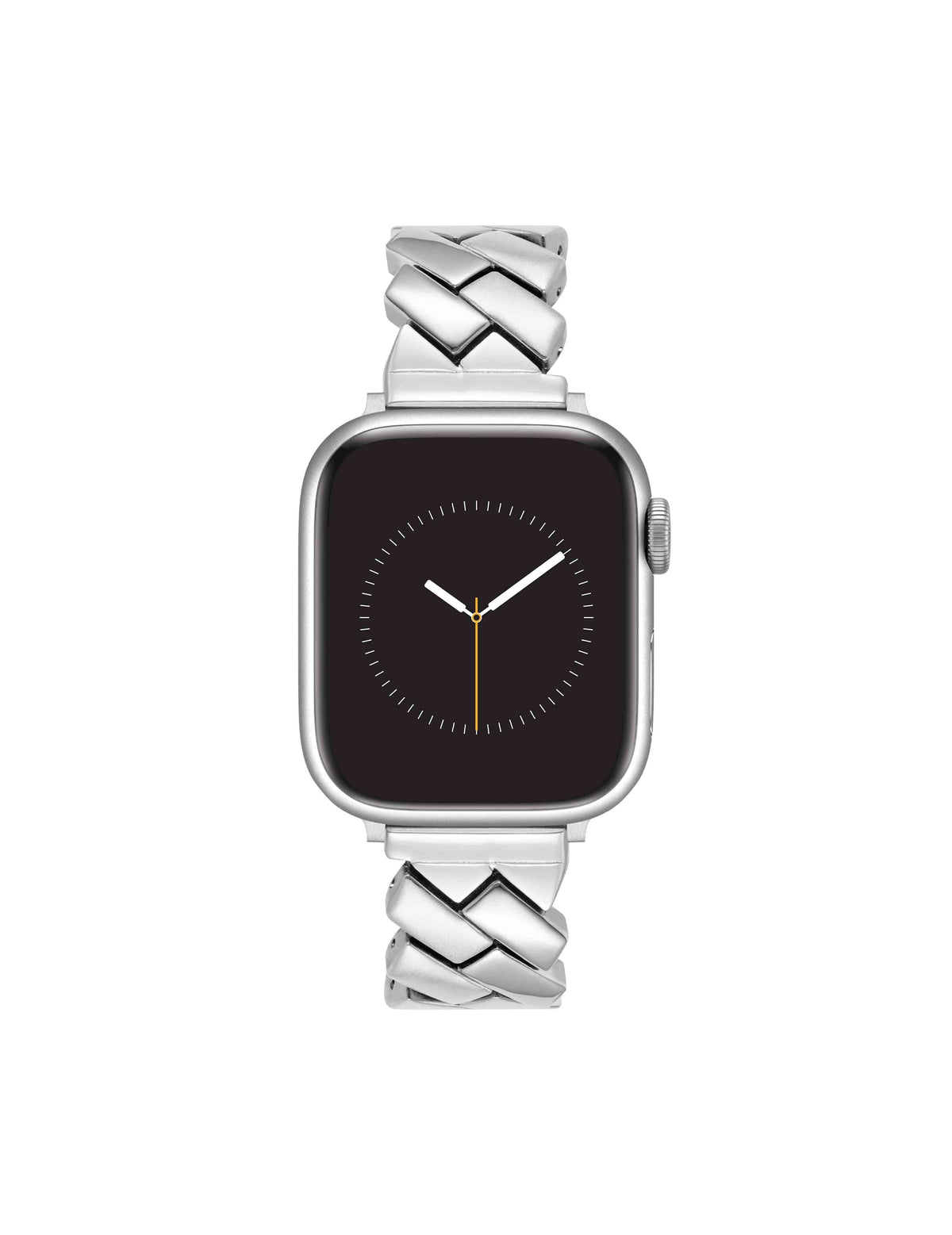 Anne Klein Silver-Tone Metal Zig-Zag Bracelet Band for Apple Watch®