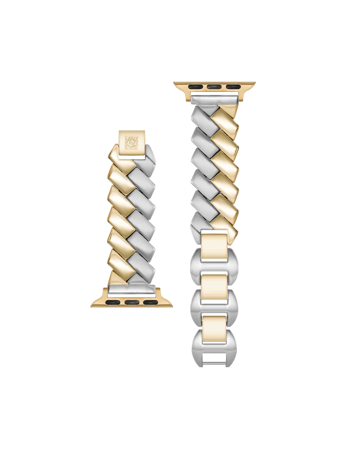 Anne Klein Metal Zig-Zag Bracelet Band for Apple Watch®