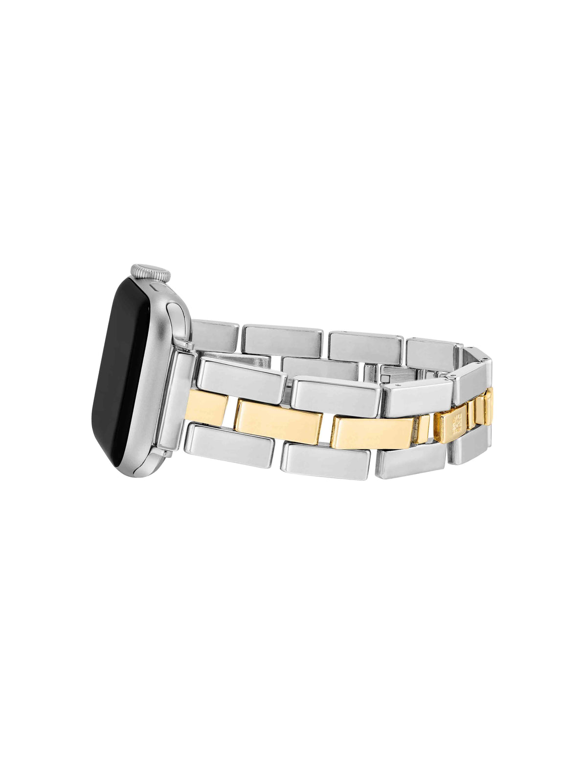 Anne Klein Polished Metal Link Bracelet Band for Apple Watch®