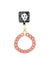 Anne Klein Pink Acetate Chain Link Wrist Strap for iPhone®