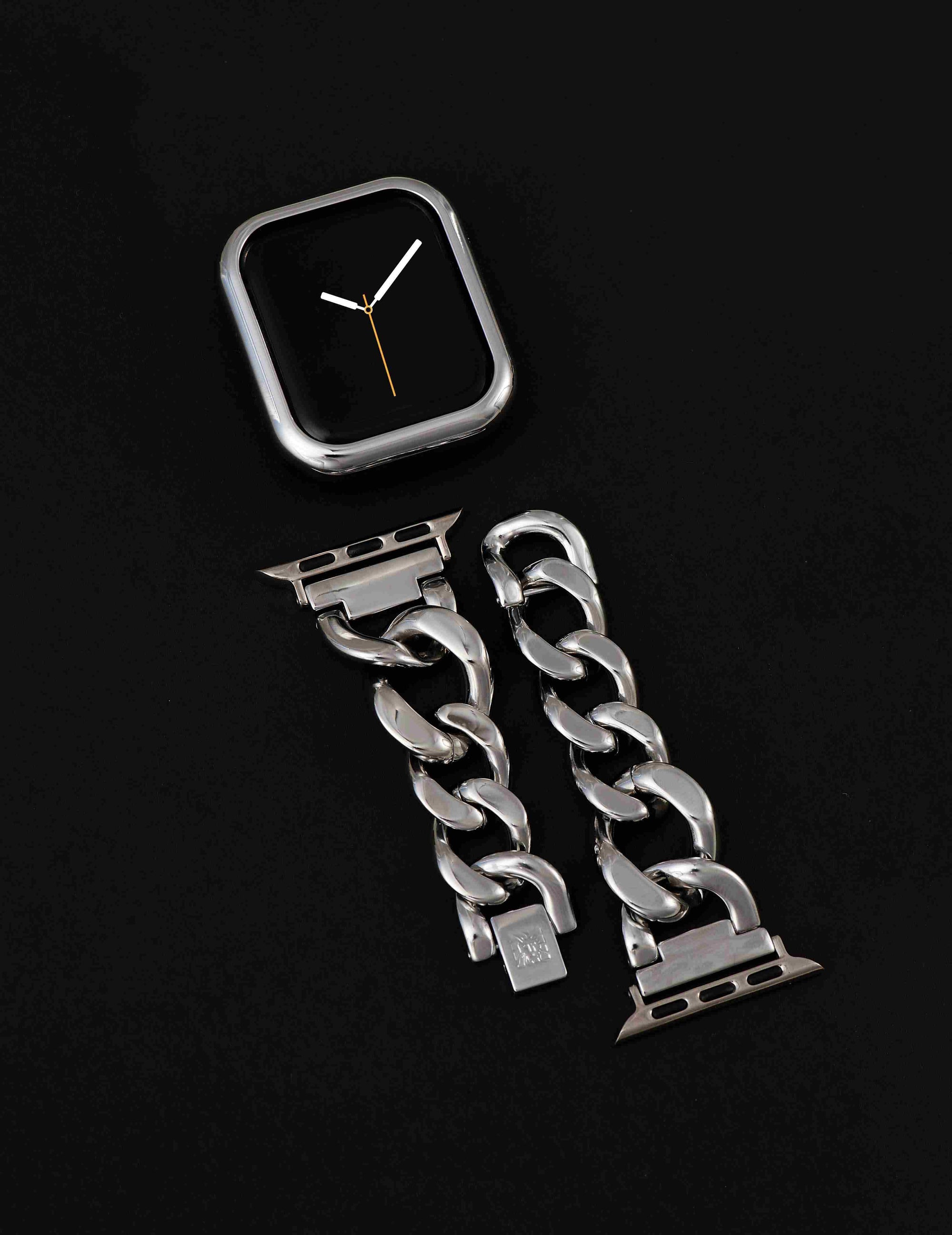 Anne Klein Silver-Tone Chain Link Bracelet Band for Apple Watch®