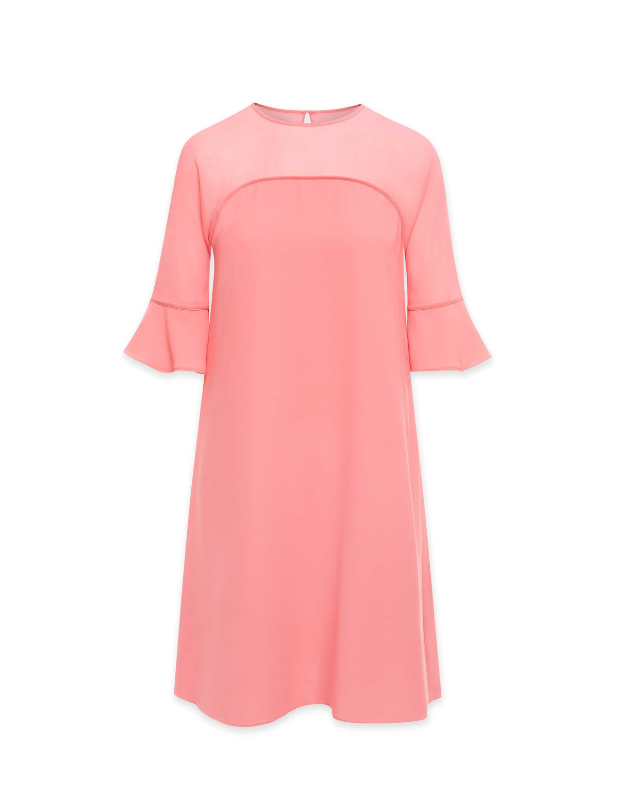 Anne Klein  Bell Sleeve Chiffon A-line Dress- Sale