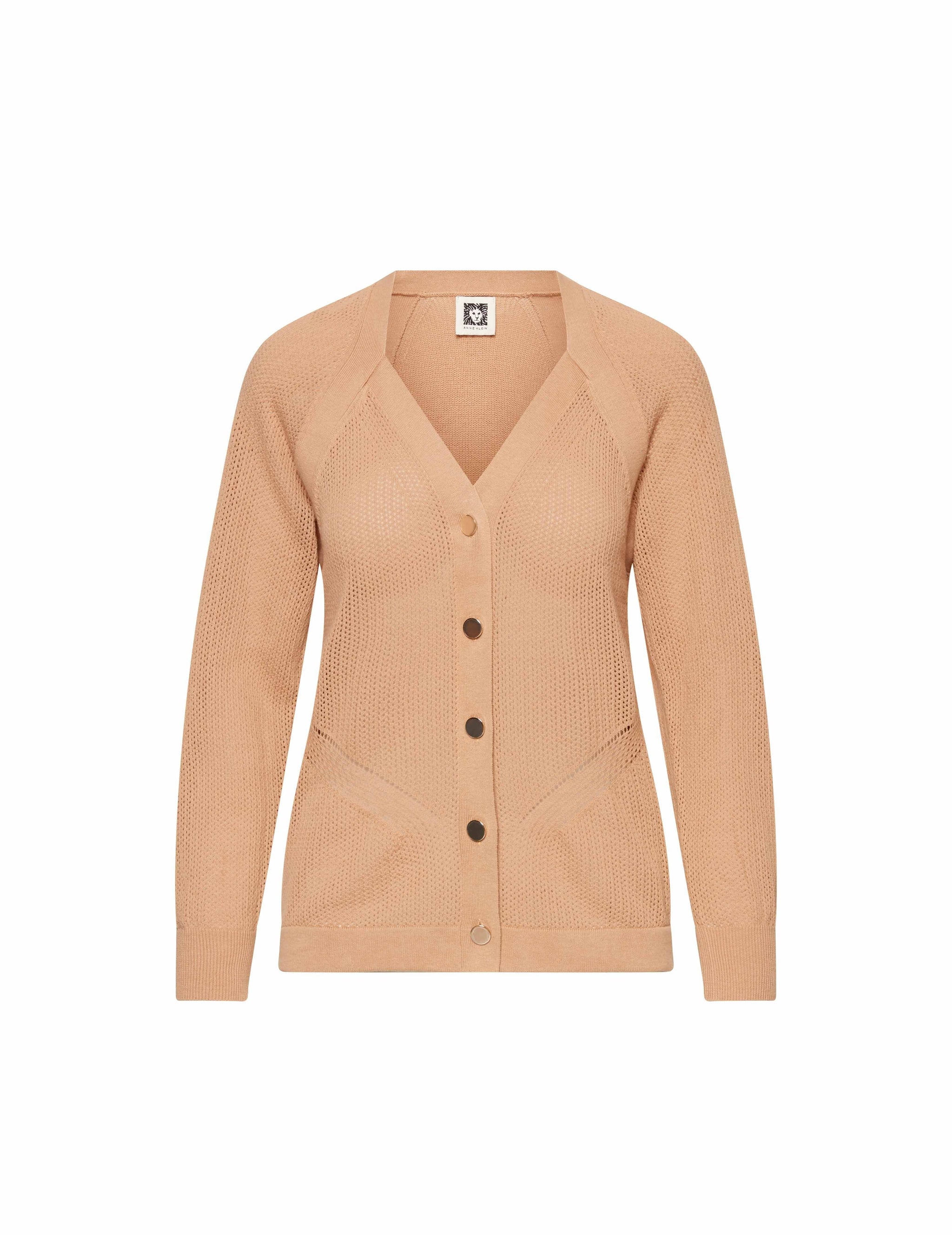 Anne Klein Cardigan With Directional Knitting- Clearance