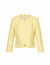 Anne Klein Bright Daffodil Combo Button Jacket with Pocket Flaps- Clearance