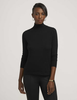 Anne Klein  Classic Long Sleeve Mock Neck- Clearance
