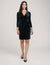 Anne Klein Hunter Velvet Classic Faux Wrap Dress- Sale