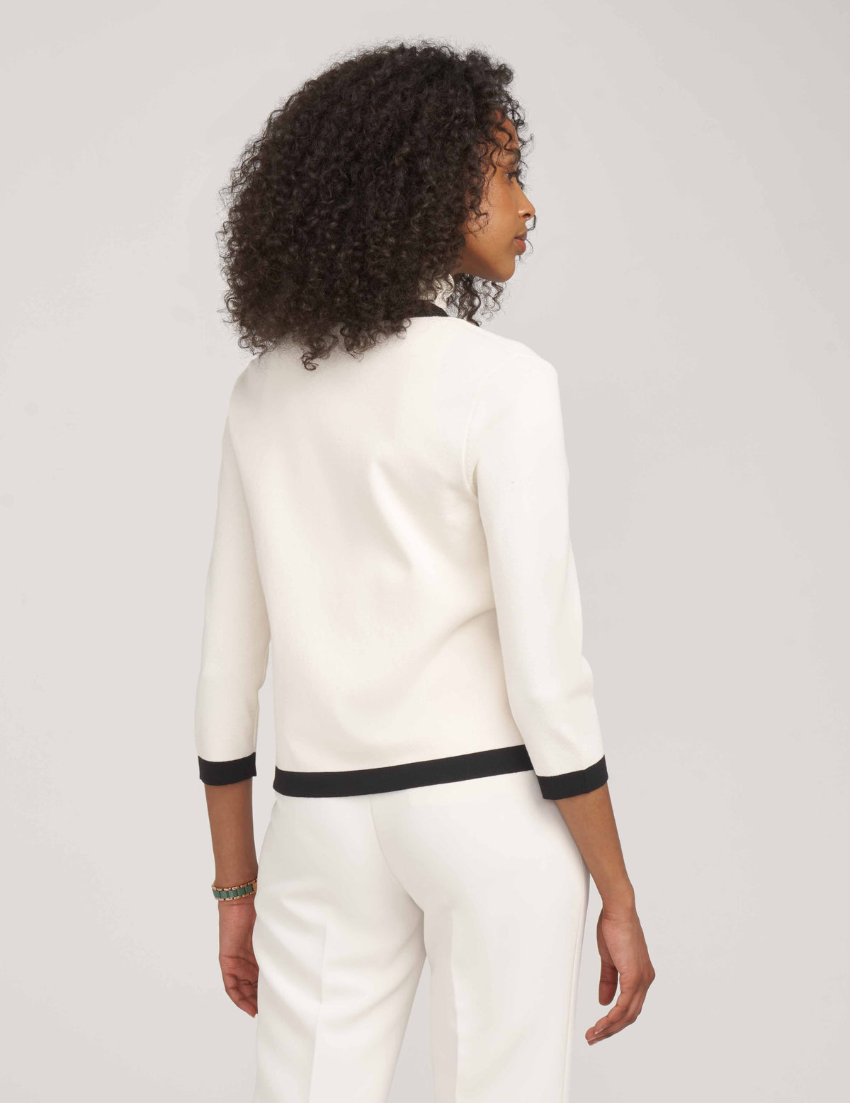 Anne Klein  Colorblock Pocket Cardigan- Sale