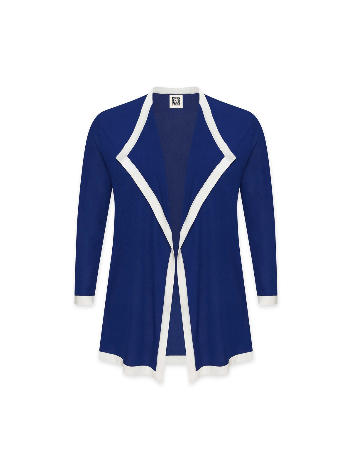 Anne Klein  Plus Size Color Block Drapey Cardigan- Sale